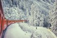 Per trein van luchthaven naar skigebied