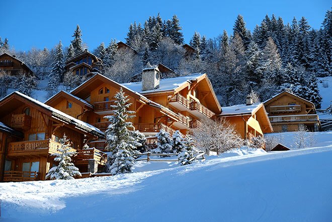 De aantrekkingskracht van bestaande chalets in Les Trois Vallées